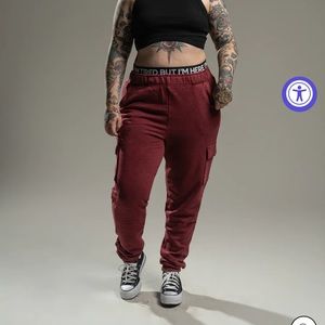 Girrlscout cargo sweatpants